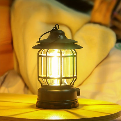Retro LED Camping Lamp with Touch Control