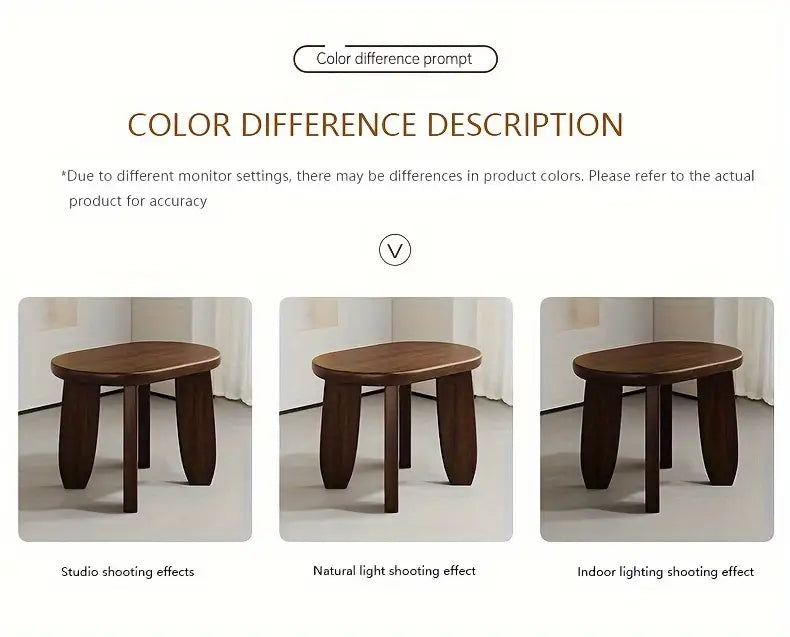 Solid Wood Stool
