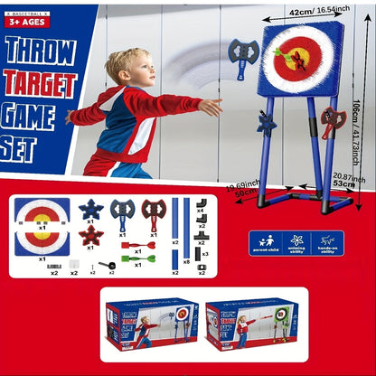 Throwing Spinning Axe Dart Target Outdoor Toy Set