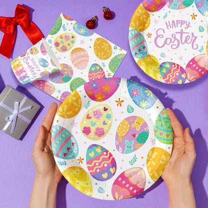 140pcs Easter Party Supplies Set for 20 Guests