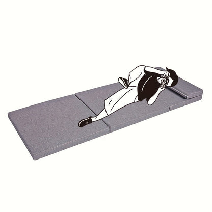 Three-Layer Folding Mattress Topper Lightweight & Portable