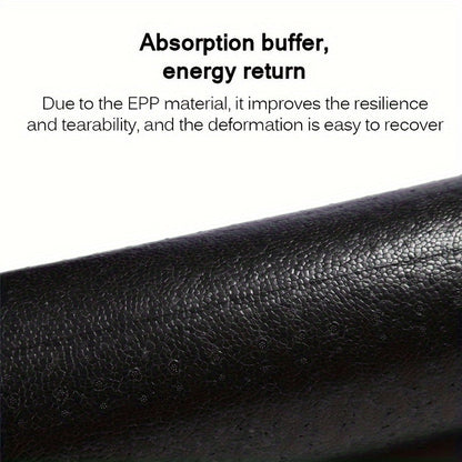 Yoga Foam Roller for Muscle Massage, Stretching & Relaxation(Black)