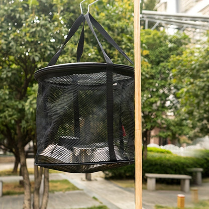 Telescopic Bucket Set with Drain Basket (4pcs)