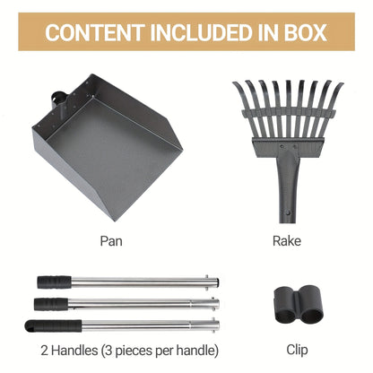 Dog Pooper Stainless Steel Scooper Set