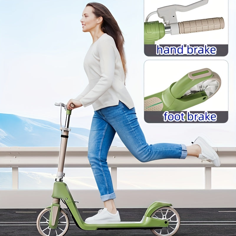 Adult Scooter PU Wheels Suspension Brake