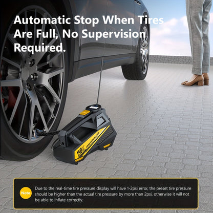 Car Air Compressor Portable 150 PSI Digital