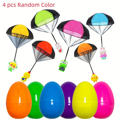 4pcs Easter Parachute Eggs Toys for Kids
