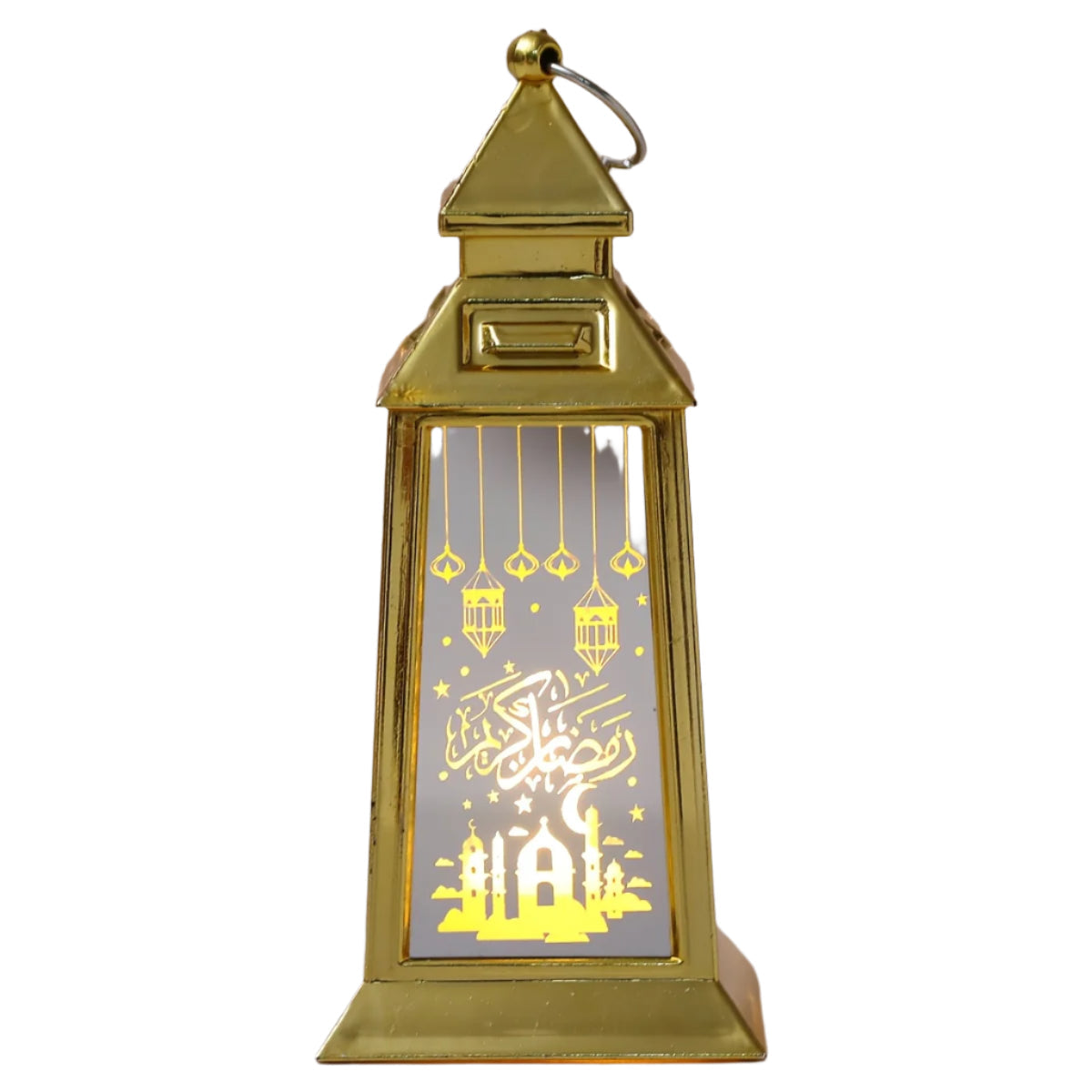 LED Battery-Powered Ramadan Lantern Castle Design