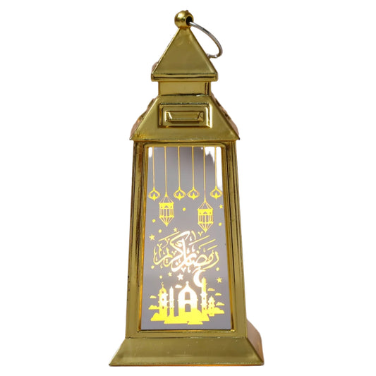 LED Battery-Powered Ramadan Lantern Castle Design