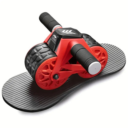 Automatic Rebound Abdominal Roller with Kneeling Pads