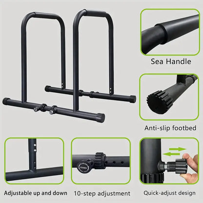2pcs Multifunctional Heavy-Duty Pull-Up Stand - Single and Parallel Bars