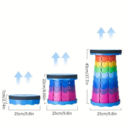 Ultimate Outdoor Adjustable Folding Stool for On-the-Go Comfort