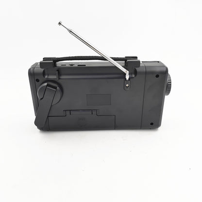 Multi-Band Solar Emergency Radio with Flashlight