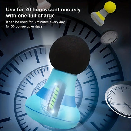 Professional Handheld Massager Wand – Powerful 6-Mode(White)