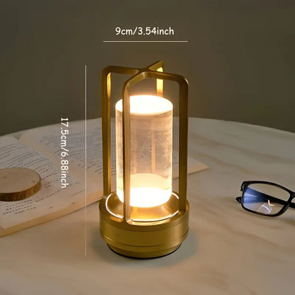Golden Touch: Cordless LED Desk Lamp with Color Changing Feature