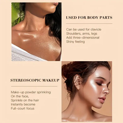 Brightening Fairy Highlighter Powder Contouring and Clavicle Pearlescen  Face and Body