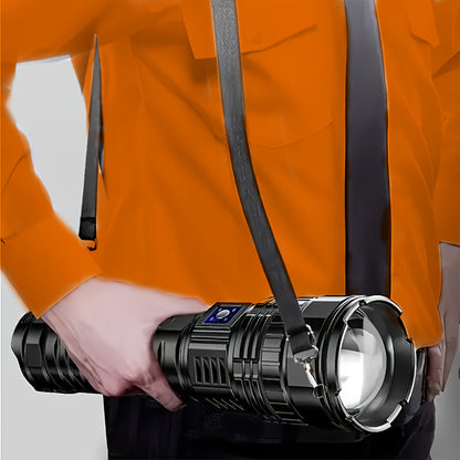 Camping Flashlight Long Range LED Rechargeable