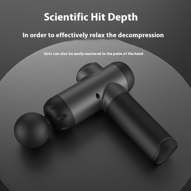 99-Level Fascia Gun Muscle Massager with LED Screen(Black)