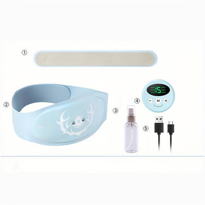 High-Intensity Abdominal Muscle Trainer – Portable Fitness Belt(Blue)