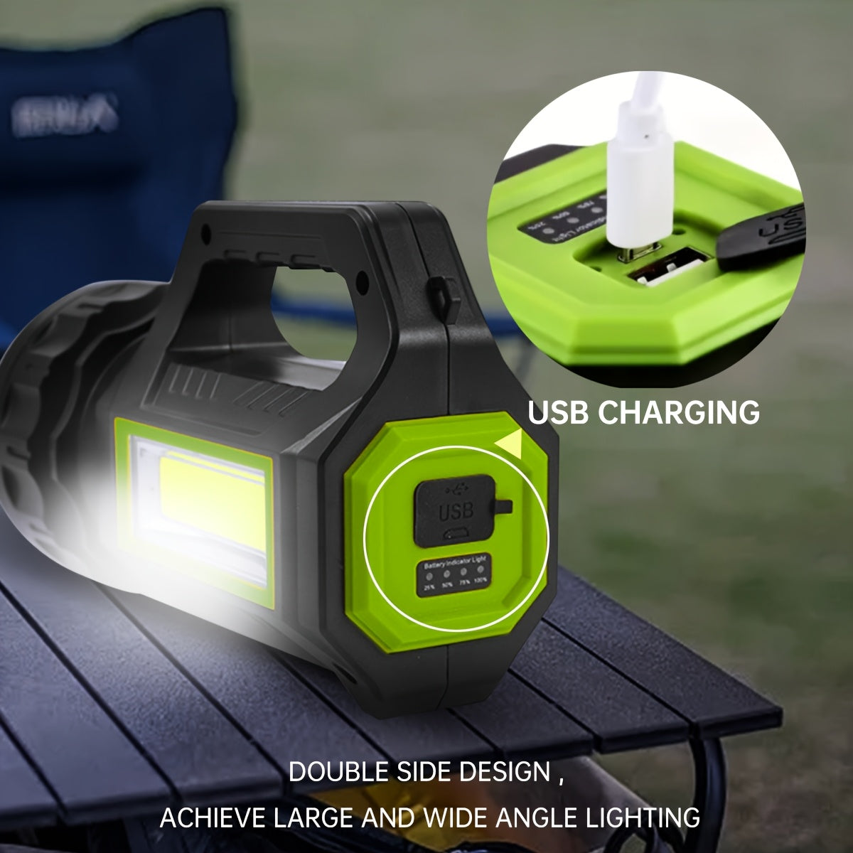 Solar Multi-Functional Flashlight Camping Lamp