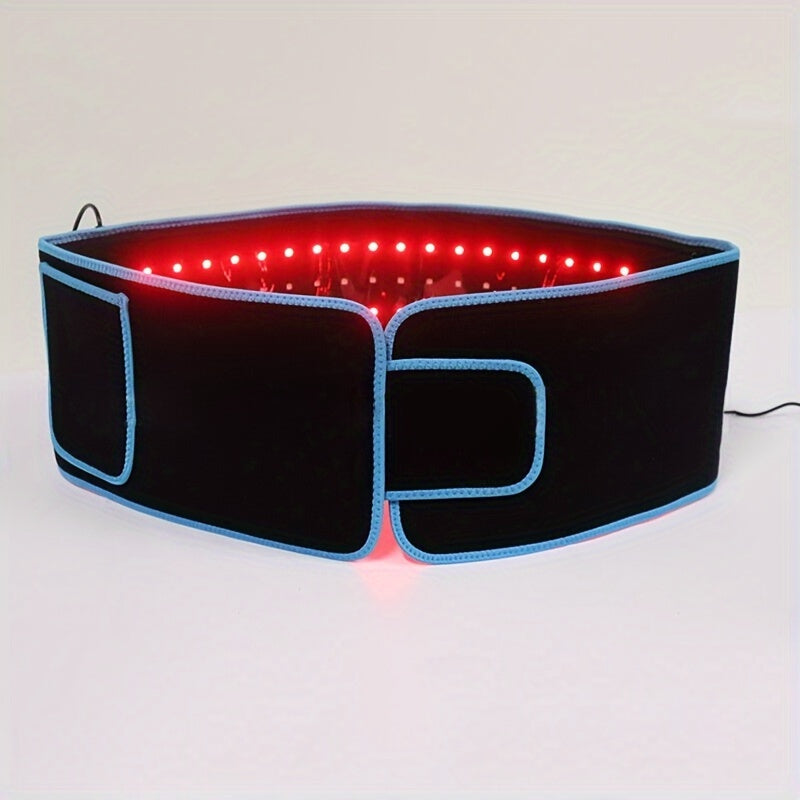 660nm Red & 850nm Near Infrared Light Therapy Heated Wrist Belt(Black)