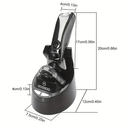 Advanced Electric Shaver for Men with Clean Charge Station