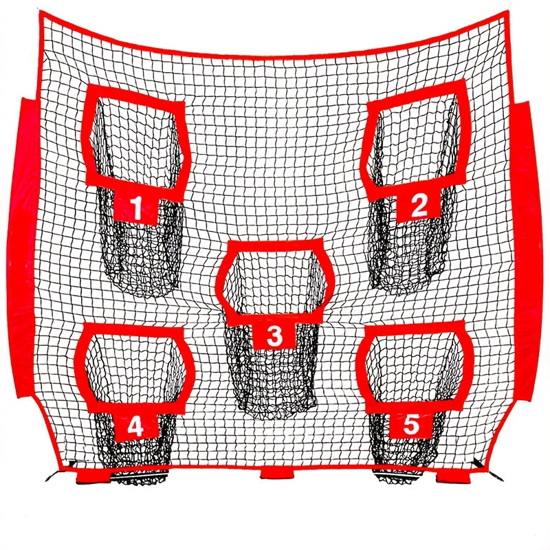 Football Outdoor Target Throwing Net with 5 Pockets