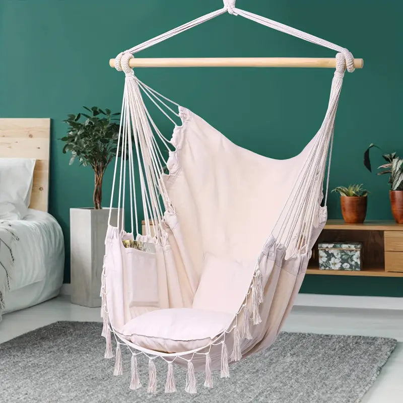 Nordic Style Cotton Hammock Chair Swing