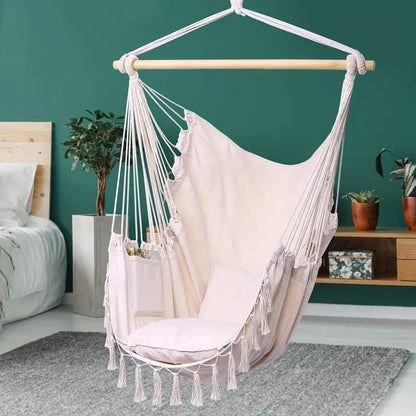 Nordic Style Cotton Hammock Chair Swing