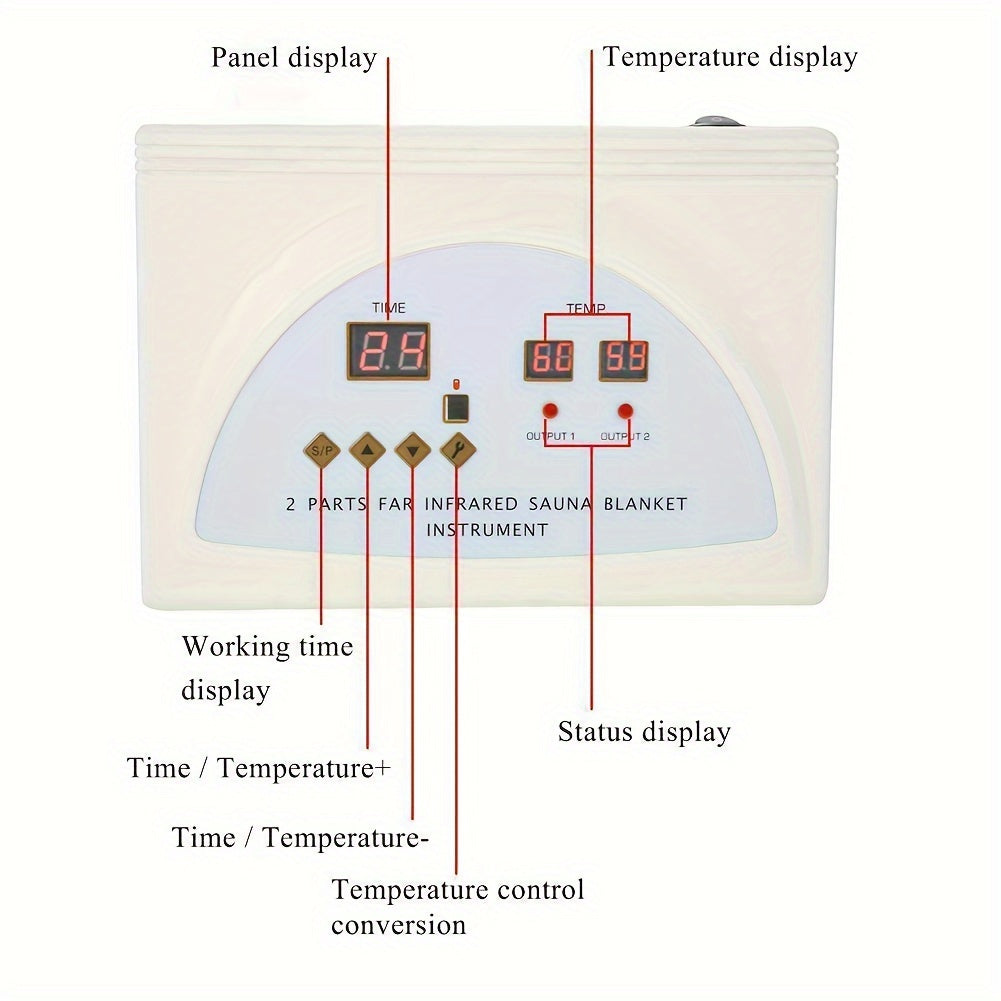 Far Infrared Sauna Blanket for Slimming & Detox(White)