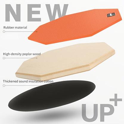 8-Inch Wooden Drum Practice Pad Set