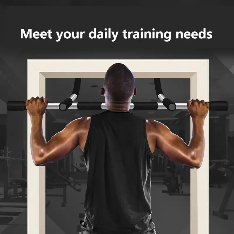 Multifunctional Pull-Up Bar Door Rack: Stainless Steel Upper Body Trainer