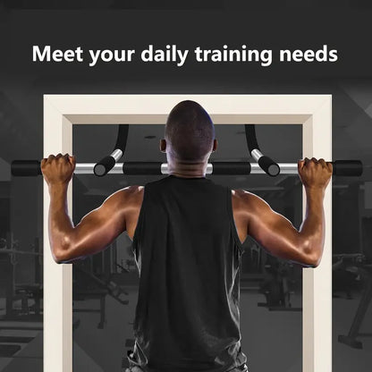 Multifunctional Pull-Up Bar Door Rack: Stainless Steel Upper Body Trainer