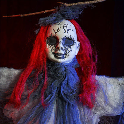 Halloween Red Haired Ghost Doll Set