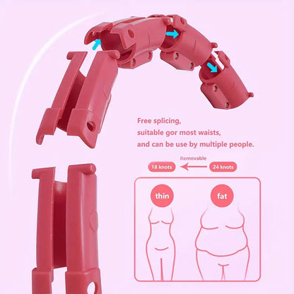 Adjustable Weighted Fitness Hoops for Effective Abdomen Workout