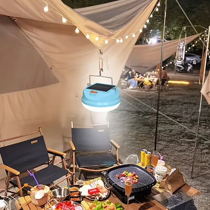 Adjustable LED Solar Bulb with Built-in Battery (3-Gear)