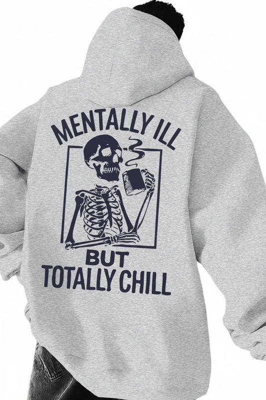 Vintage Skull Graphic Hoodie