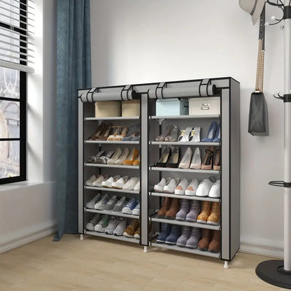 Keep your footwear collection in perfect order with this Free Standing Shoe Organizer