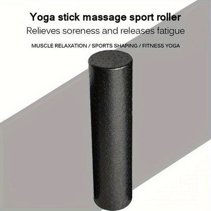 Yoga Foam Roller for Muscle Massage, Stretching & Relaxation(Black)
