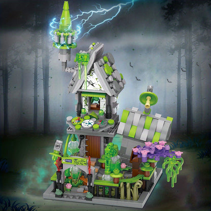 Halloween Wild Zombie Hut Mini Building Blocks