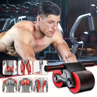Automatic Rebound Abdominal Muscle Training Wheel