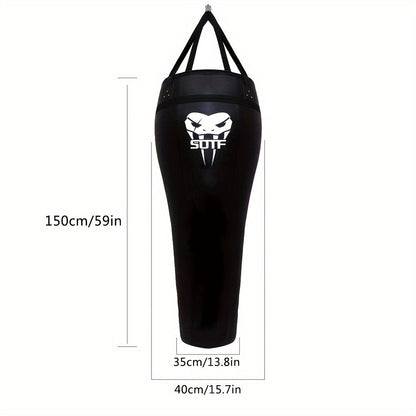 Muay Thai Hanging Sandbag Faux Leather