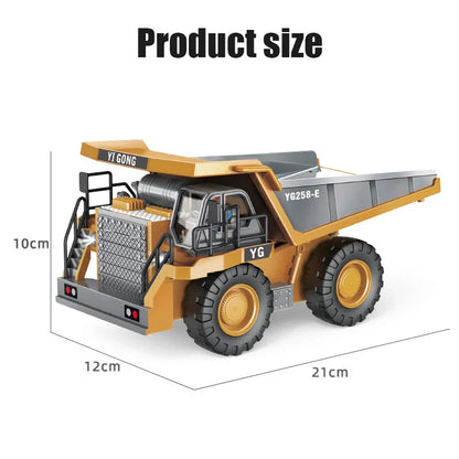 RC Alloy Dump Truck Engineering Vehicle for Boys