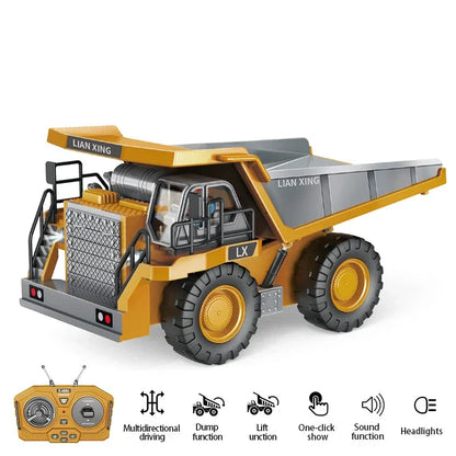 RC Alloy Dump Truck Engineering Vehicle for Boys