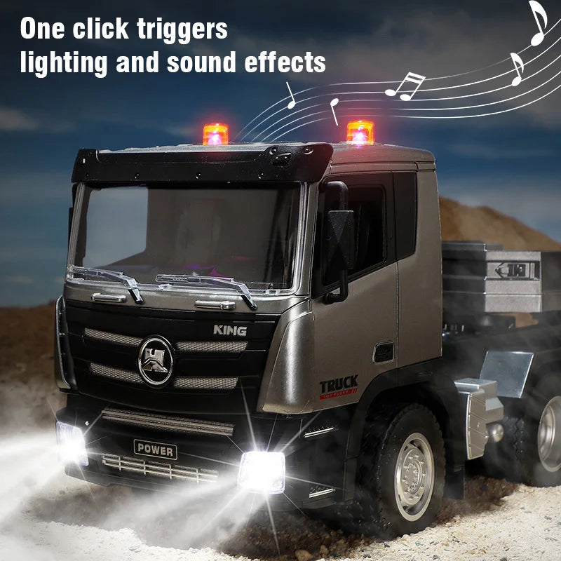 RC Flat Truck 9-Channel Alloy Remote Control Trailer