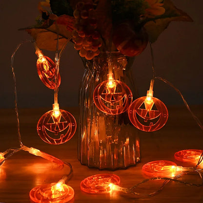 Halloween Pumpkin LED String Lights