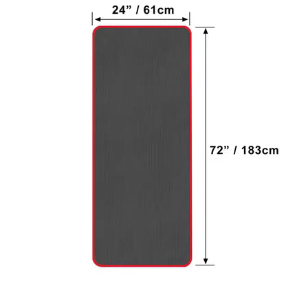 Thick Yoga Mat for Fitness & Pilates