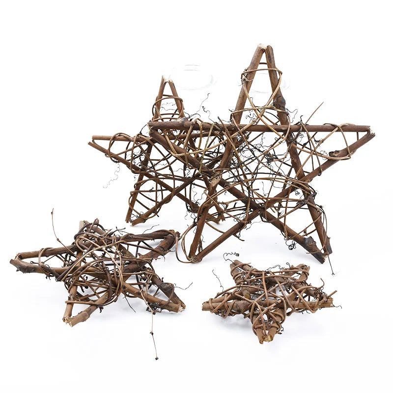 Artificial Flowers Star Frame Wreaths