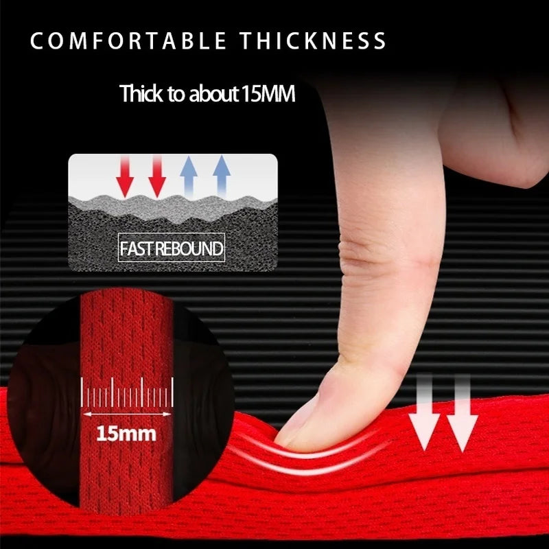 Thick Natural Rubber Non-Slip Yoga Mat