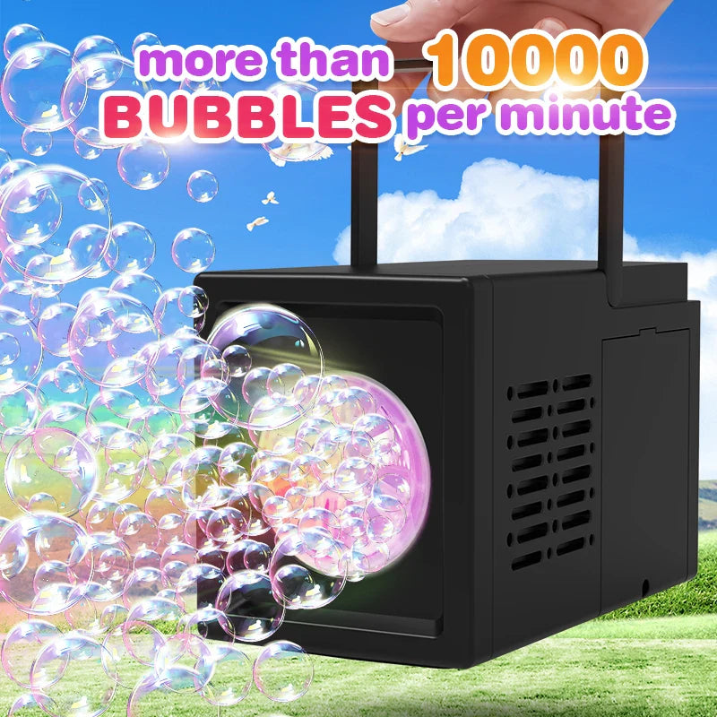 Handheld Bubble Blower Toy for Kids Outdoor Fun